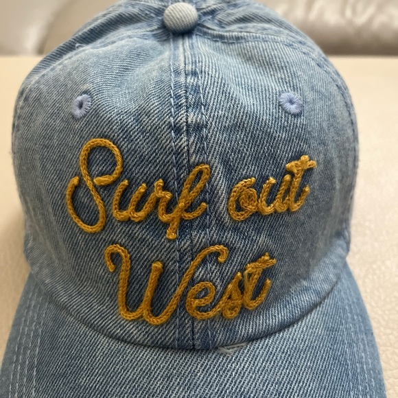 NWT - Billabong x Wrangler Denim Baseball Cap - Adjustable - Picture 2 of 12